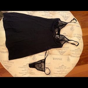 La Perla Studio Slip and Thong Set